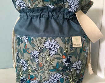 sac \u00e0 projet chaussettes Sac \u00e0 projet tricot petit format rose mini sac \u00e0 projet sac \u00e0 projet crochet