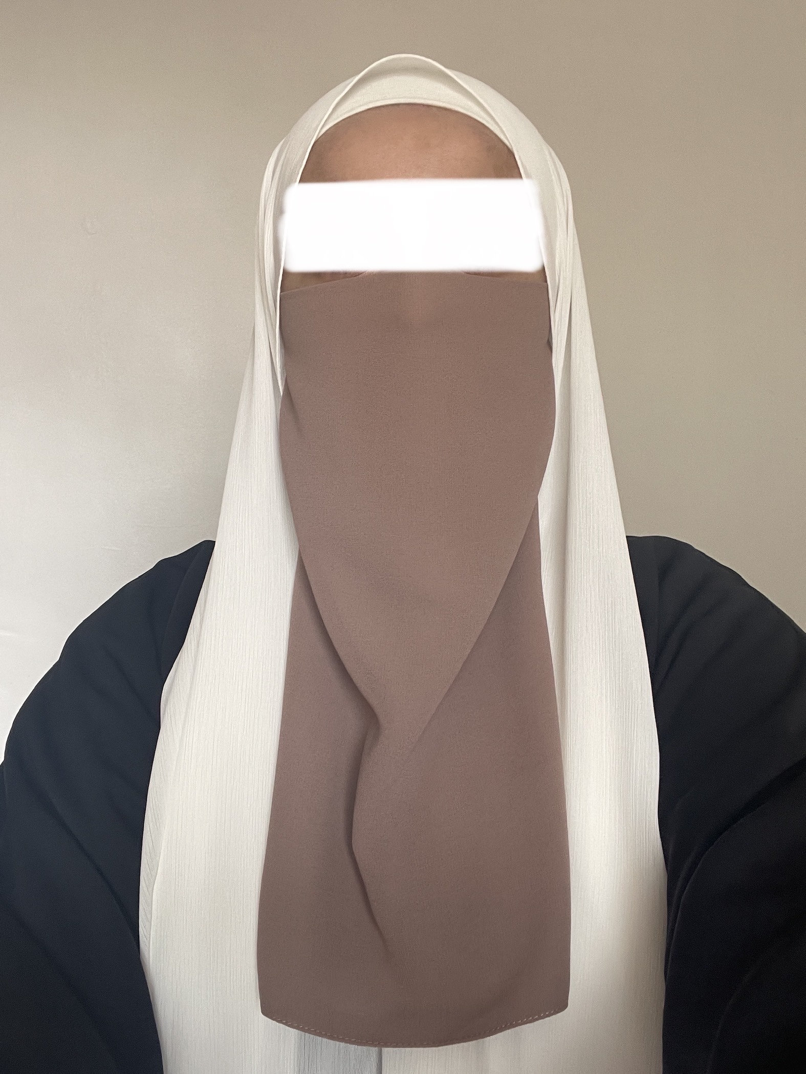 Elastic or Straps half niqabs (Choose Colour)