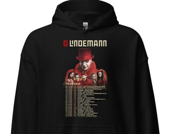 Jusqu'à lindemann tour 2024 sweat à capuche- Lindemann merch - jusqu'à lindemann tour 2023- était un chapeau jusqu'à lindemann gemacht