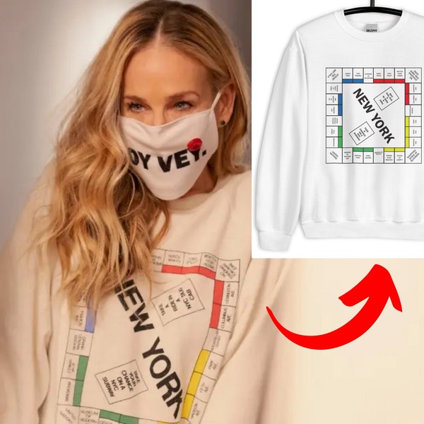 Sweat Monopoly de New York | Et tout comme ce Sweatshirt porté par SJP