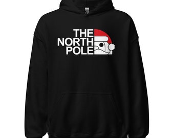 Le pull de Noël du pôle Nord |pull du pôle nord| Pull de Noël Le Pôle Nord Sweat à capuche de Noël