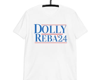 Dolly et Reba pour la chemise du président, Dolly et Reba 2024, chemise électorale, chemise de musique country,