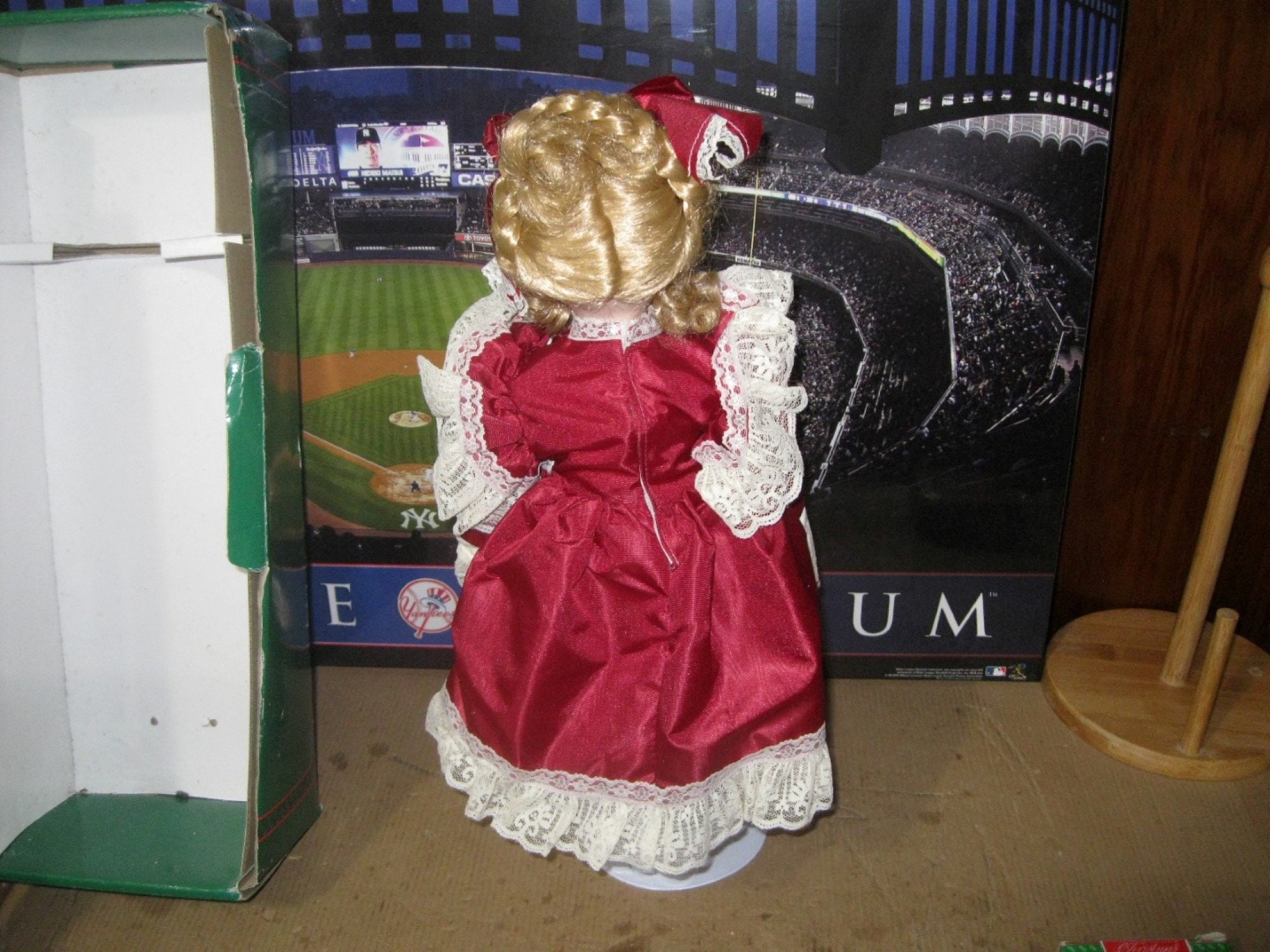 1995 House of Lloyd Yes Virginia Porcelain Doll w/ Ornaments Etsy