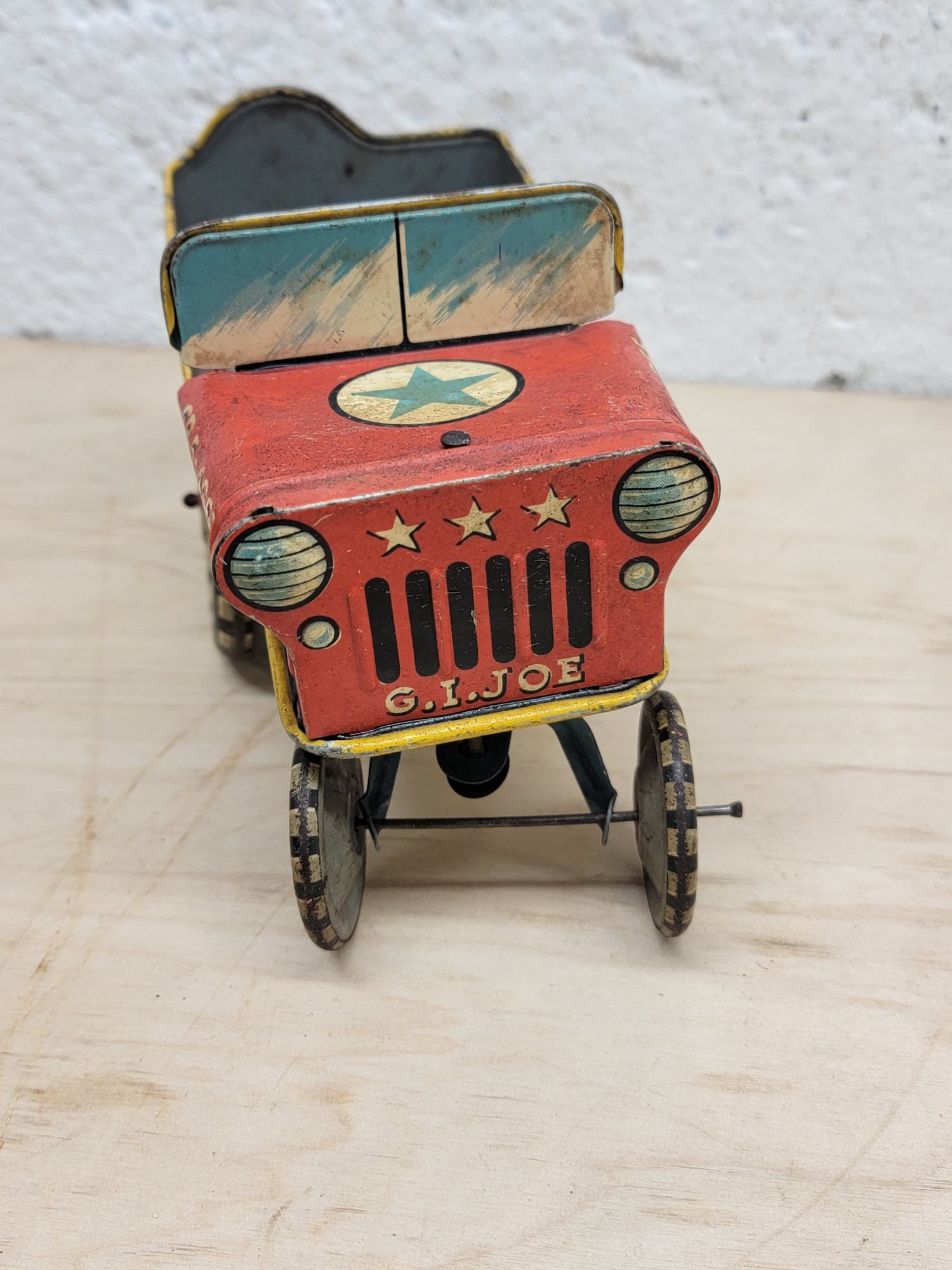 Vintage Unique Art Co. G.I. Joe and His Jouncing Jeep Wind Etsy