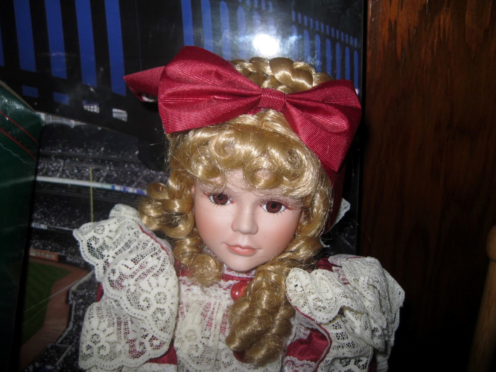 1995 House of Lloyd Yes Virginia Porcelain Doll w/ Ornaments Etsy