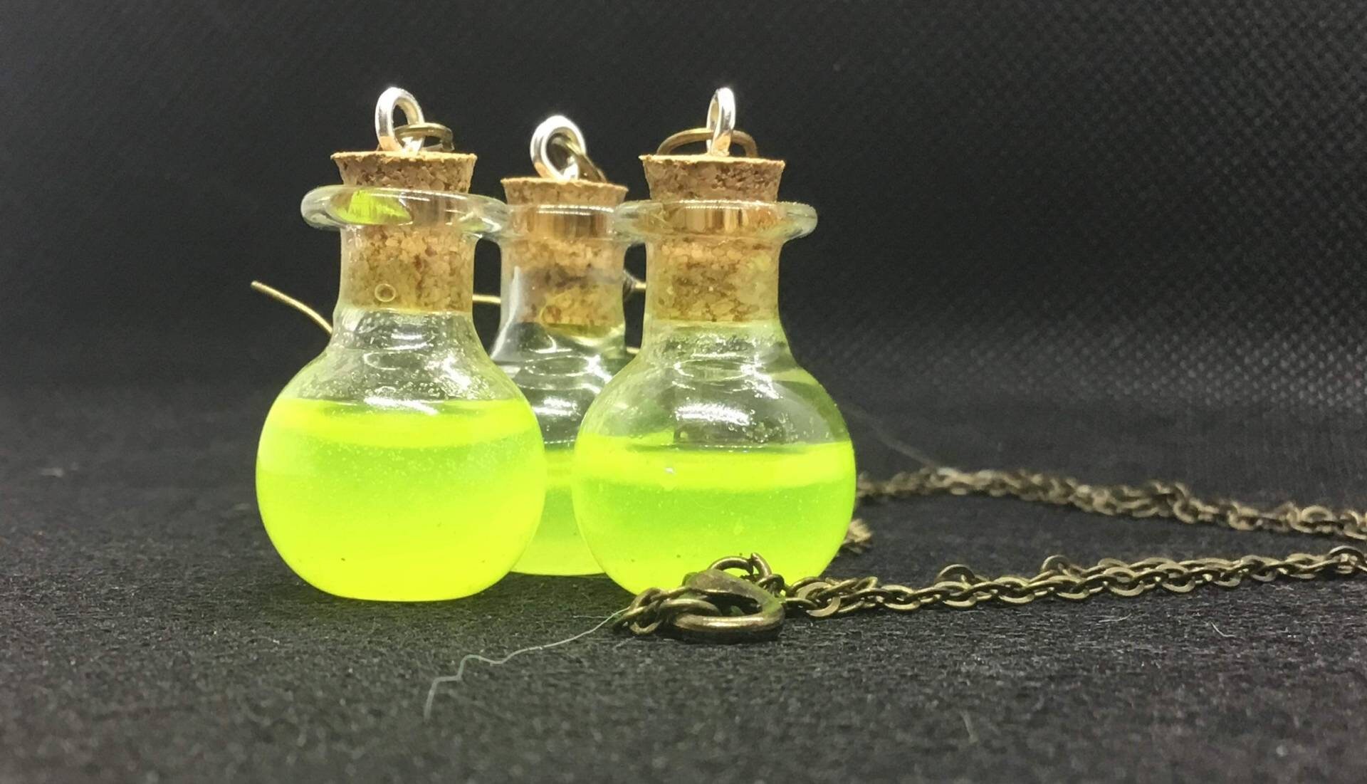 Mini Glow in the Dark Potion Set Etsy