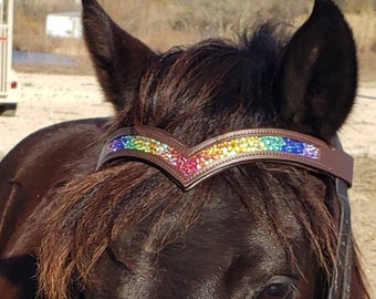 Rainbow Crystal Browband