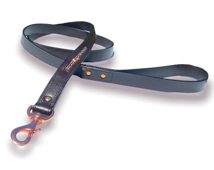 Rose Gold Crystal Horse Show Lead