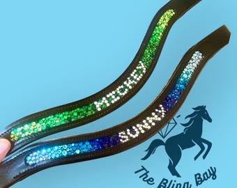 Personalizable Name Crystal Browband