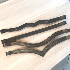 DiY Browband - Empty Channel Leather Browband - Make your own browband - make your own tack - custom browband - padded leather browband