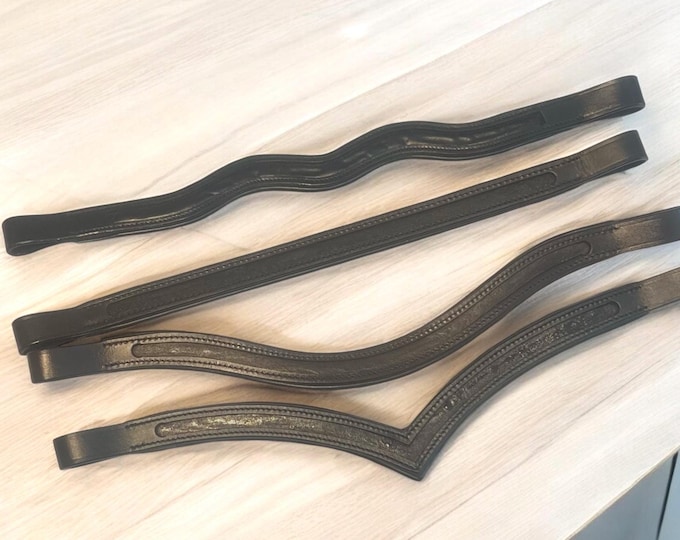 DiY Browband - Empty Channel Leather Browband - Make your own browband - make your own tack - custom browband - padded leather browband