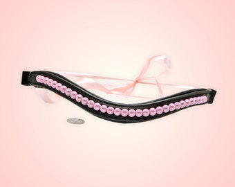 Pink Shimmer Pearl Browband