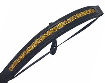 Gold Crystal Browband - Bling Browband