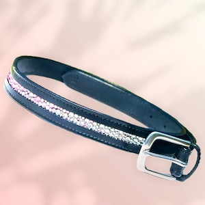 More Sizes!! Equestrian belt - dressage belt - custom belt - bling belt - show belt - rhinestone belt - ombré belt