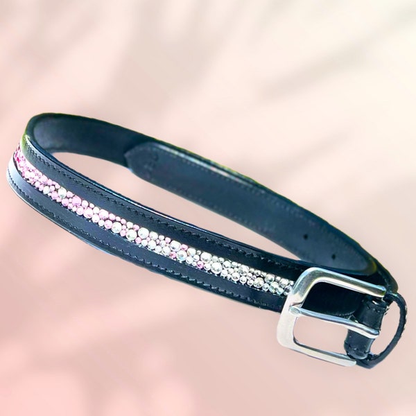 Equestrian belt - dressage belt - custom belt - bling belt - show belt - rhinestone belt - ombré belt