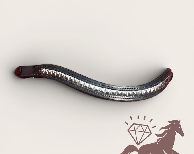 Pyramid Spike Horse Browband