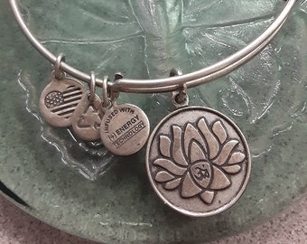 Lotus Alex and Ani - Etsy