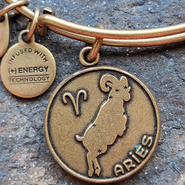 Alex and Ani Aries Charm Bangle Bracelet