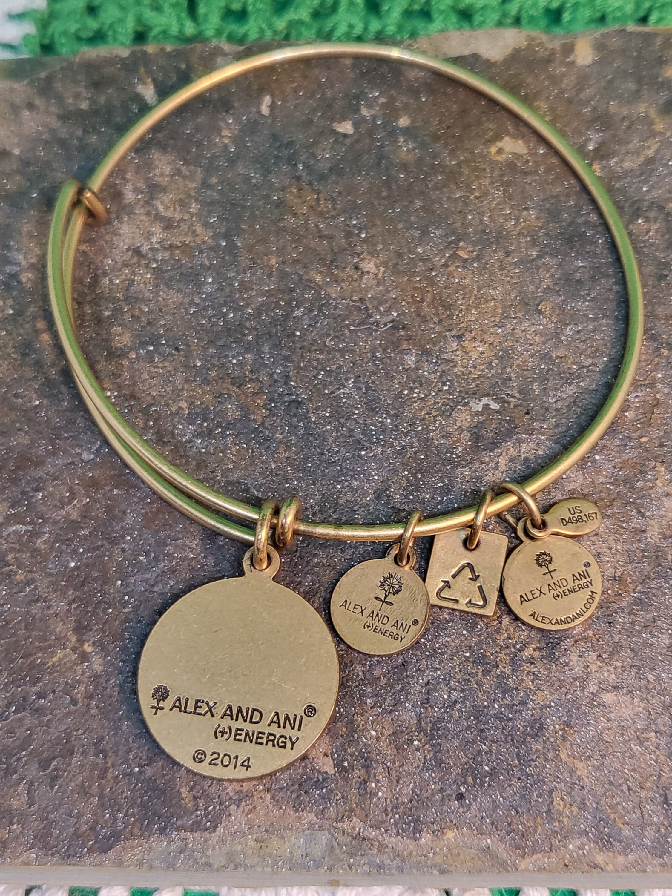Alex and Ani Paw Print Charm Bangle Bracelet Etsy Canada