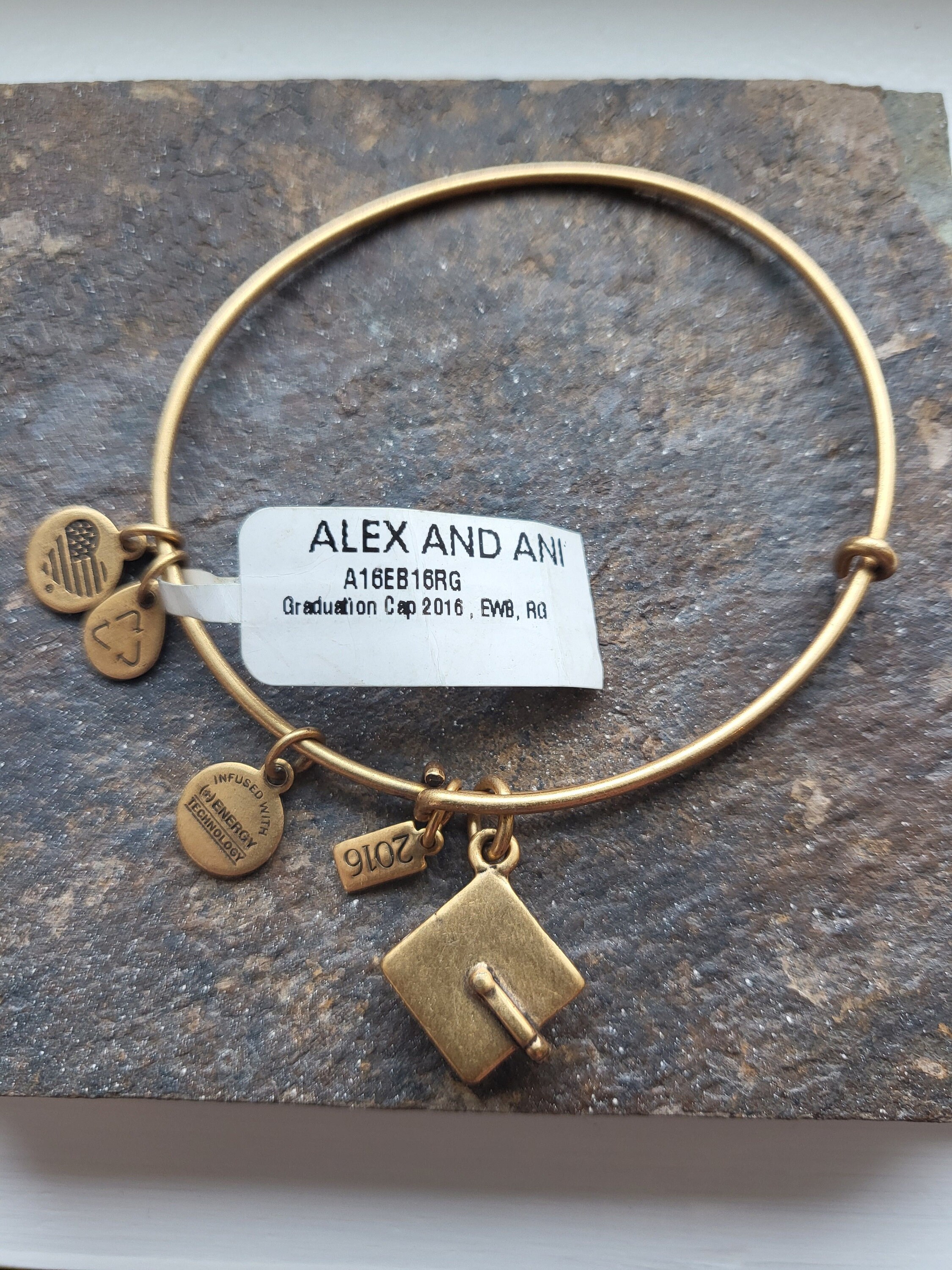Alex And Ani Bracelet Snake West Virginia State Logo Gold Wire