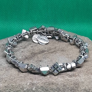Alex and Ani Stud Stuck Beaded Wrap Bangle Bracelet