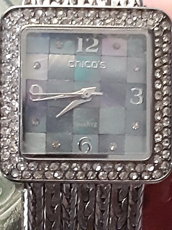 Chico's Abalone Face Quartz Watch - image 2