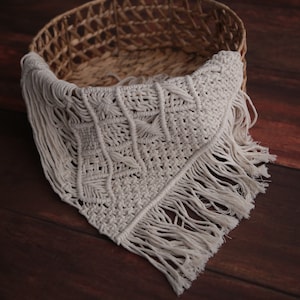 Macrame baby blanket sale