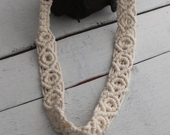 Macrame Natural Comfortable Camera Strap | Woven Natural Cotton Rope Shoulder Strap | Gift For Traveler And Photographer