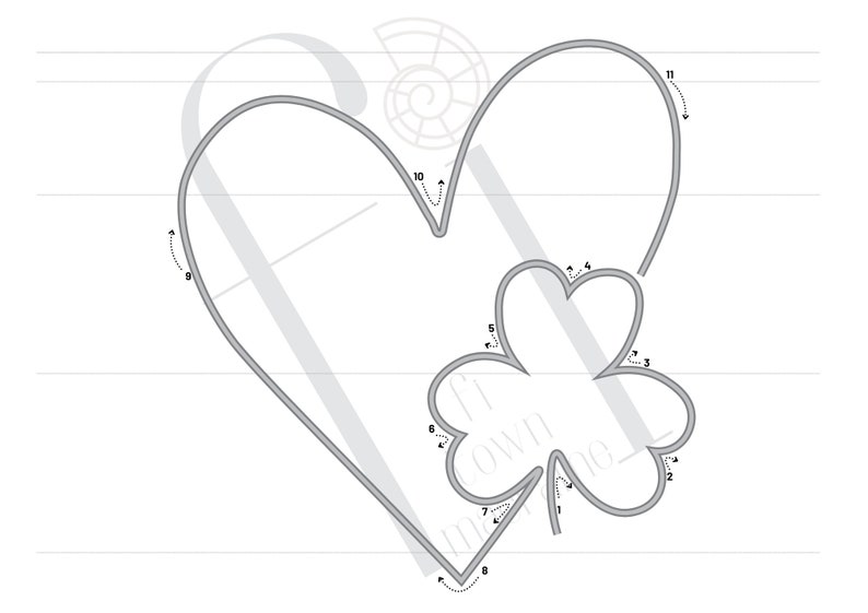 Paquete de plantillas del Día de Pascua y San Patricio para arte con alambre tejido, 20 diseños de primavera, plantilla Tricotin con flechas guía, PDF imprimible imagen 8