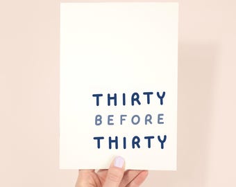 30 Before 30 Bucket List Journal - 29th Birthday Gift for Her | Thirty Things to Do Keepsake Book | 20s Era Scrapbook | Milestone Present