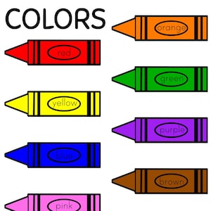 Farben Poster - Buntstifte