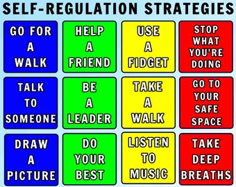 Self-Regulation Strategies poster