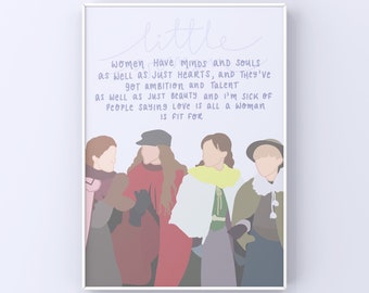 Little Women Vintage Wall Poster ~ Giclee