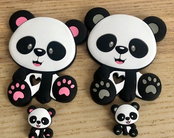 Anneaux de dentition silicone Panda/Koala/Perles silicone panda