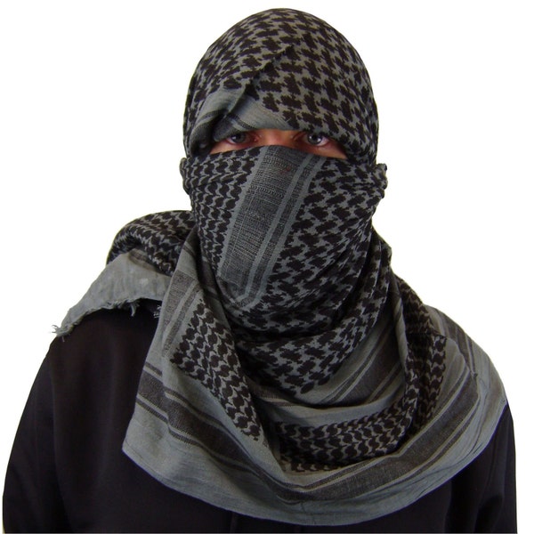 Shemagh Palestine Keffiyeh Military Tactical Desert Outdoor Hiking Paintball Camouflage Wrap Bandana Balaclava Scarf