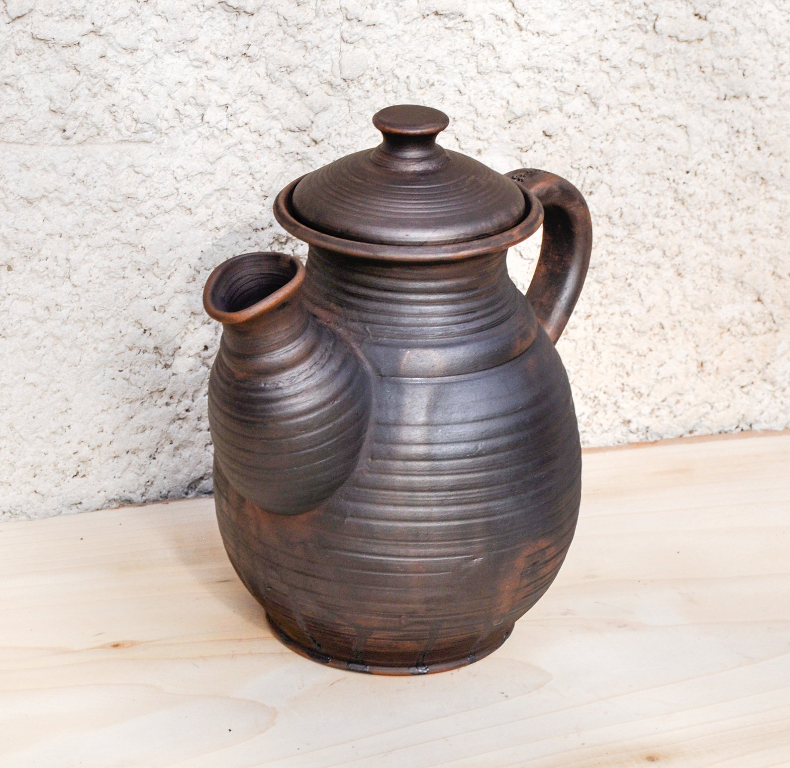 Large Ceramic Teapotlarge Pottery Teapotbig Clay Etsy