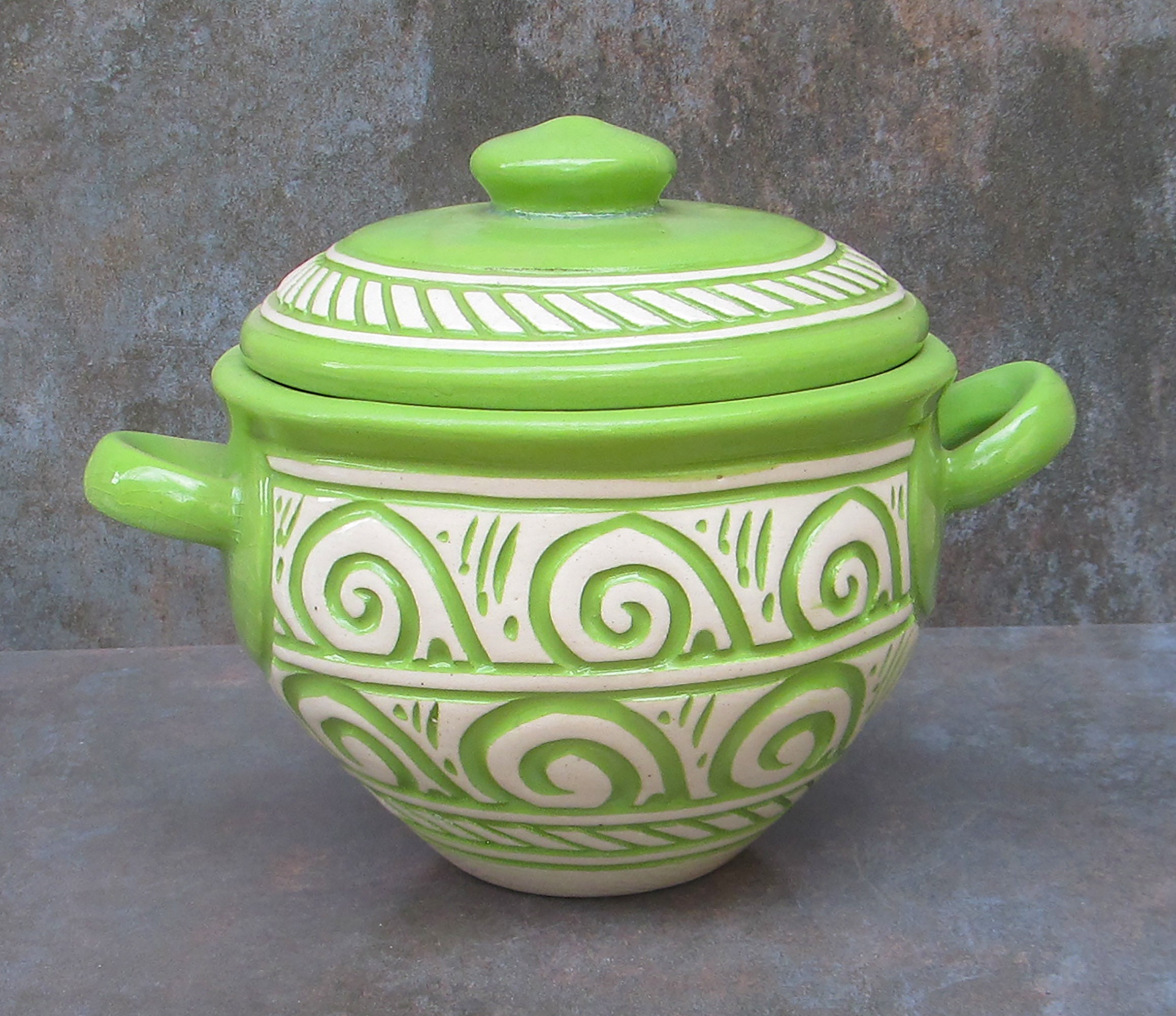 Ceramic Pot for Cooking & Serving With Lidpottery Etsy UK