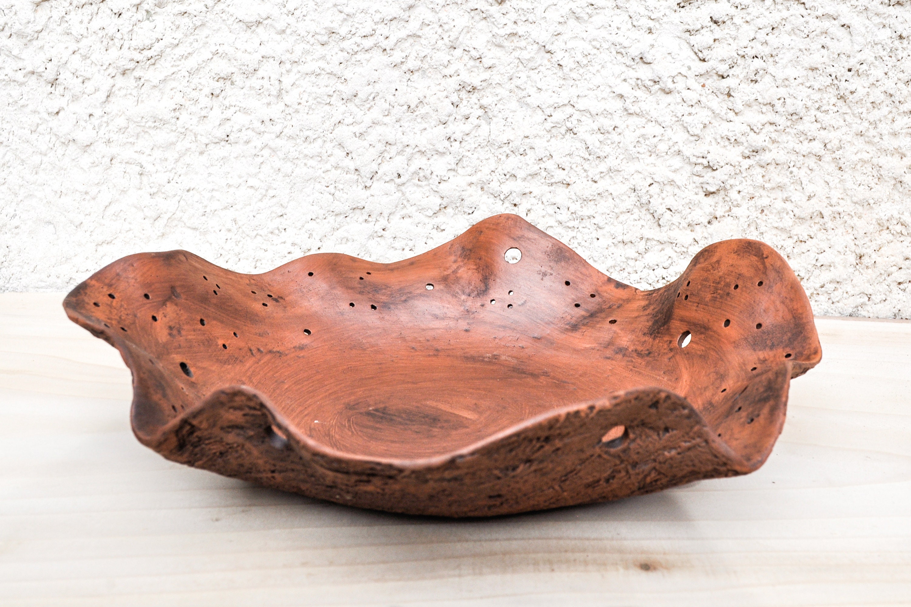 Fruit bowllarge clay bowlhandmade ceramic bowlUnglazed Etsy