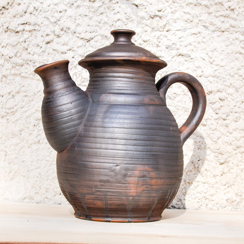 Large Ceramic Teapot,large Pottery Teapot,big Clay Teapot,rustic Teapot