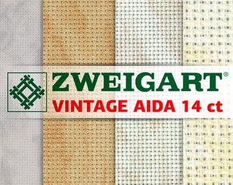 Violet 14 Comte Zweigart Aida Point de Croix Tissu - Divers Taille Violet 14 Comte Zweigart Aida Point de Croix Tissu - Divers Taille