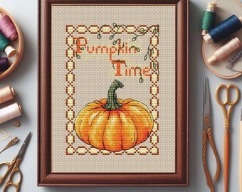 INFUNLY Kit Da Ricamo Halloween Per Principianti – 4 Pannelli 30x30 Cm Con Zucca E Gatto, Aghi E Istruzioni Incluse