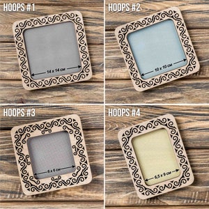 Mill Hill Wooden hoop, Needlework, embroidery, cross stitch frame on magnets, embroidery craft supplies image 6