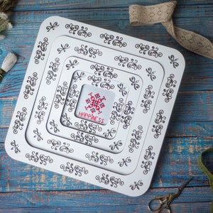 Wooden magnet hoop, plastic canva frames, perforated paper hoops, beads embroidery craft supplies, cross stitch frame on magnets