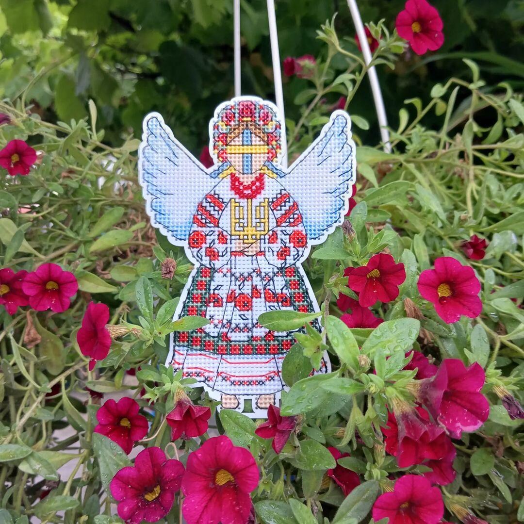 Ukrainian Easter Angel Cross Stitch Pattern, Folk Religious Counted X ...