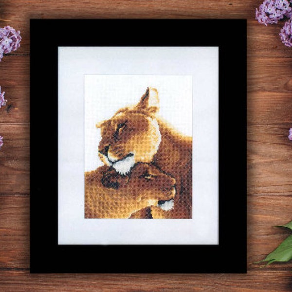 Lion Cross Stitch Etsy