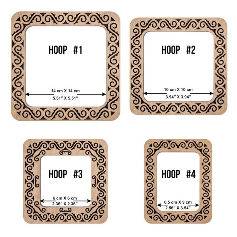 Mill Hill Wooden hoop, Needlework, embroidery, cross stitch frame on magnets, embroidery craft supplies image 2