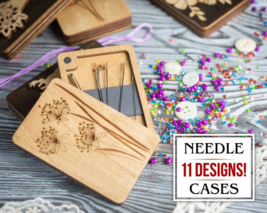 Square wood needle minder — Flourishing Fibers - Embroidery & Notions Like  No Other