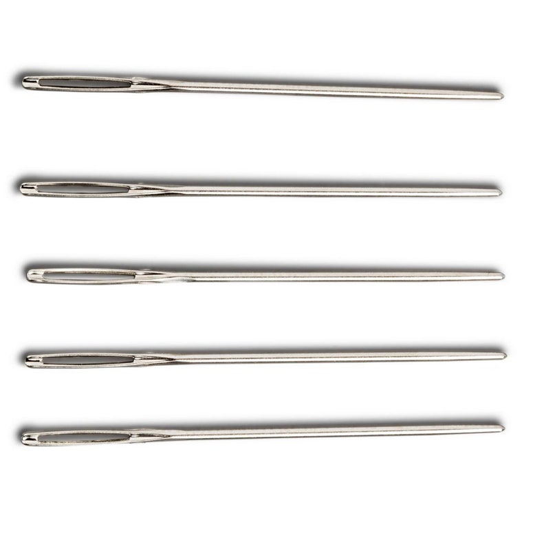 Yarn needles kit Tapestry needles with silver eye Set of 25 hand-sewing needles Embroidery large eye blunt needles