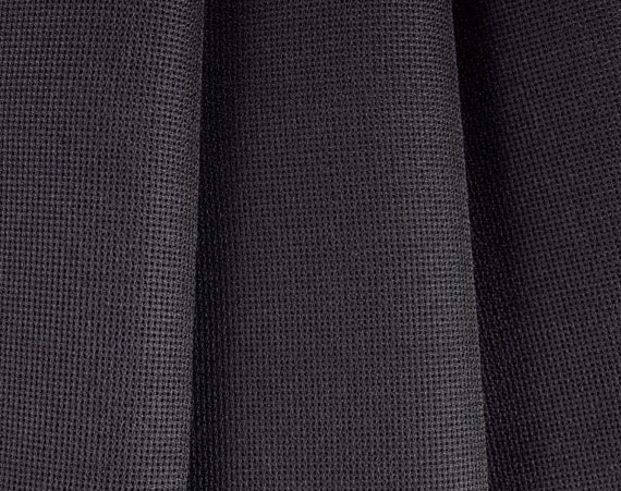 Toile Aida Zweigart 18 Fils Noir | Tissu Pour Point De Croix, 50x100 Cm, 100% Coton, Qualité Allemande - 3