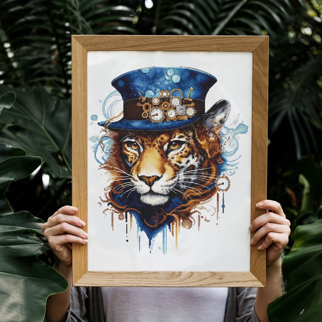 その他 Steampunk Leopard Steampunk Snow Leopard